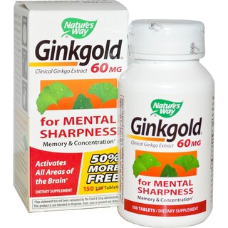 Foto 1 | Suplemento Nature's Way Ginkgold 150 Comprimidos - Venta Internacional.