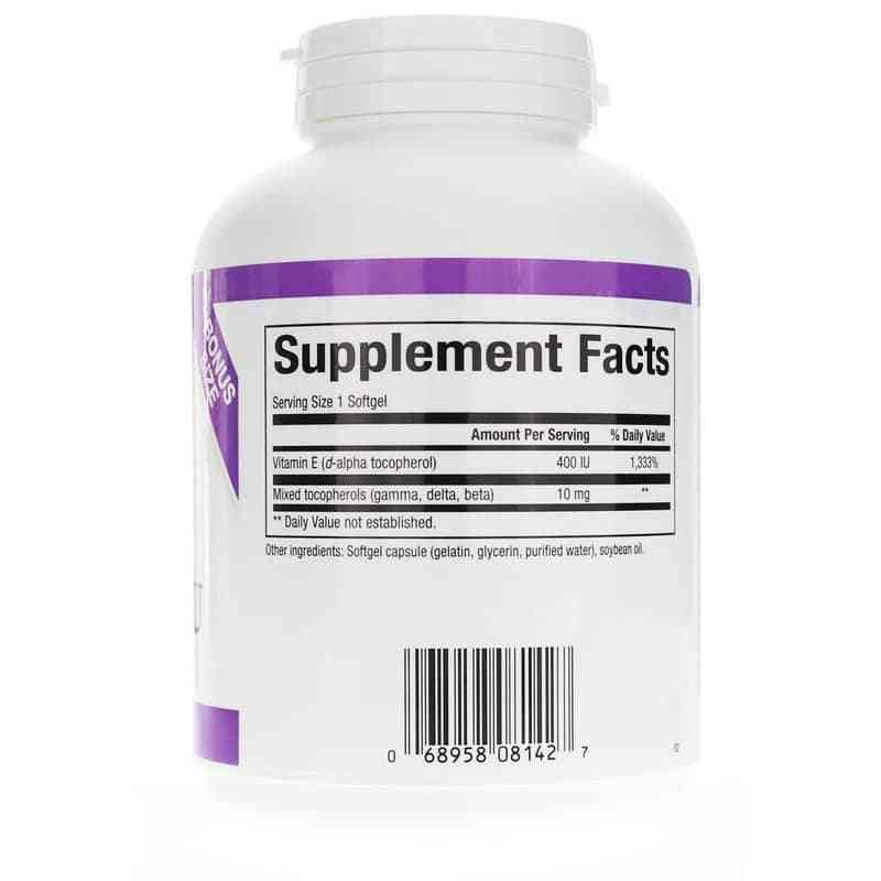Foto 3 pulgar | Suplemento Natural Factors, Mezcla De Vitamina E, 400 Ui, 240 Cápsulas Blandas - Venta Internacional.