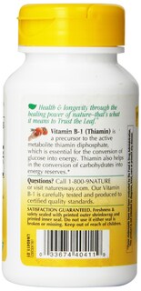 Foto 2 | Suplemento Nature's Way B-1 100 Mg 100 Cápsulas - Venta Internacional.