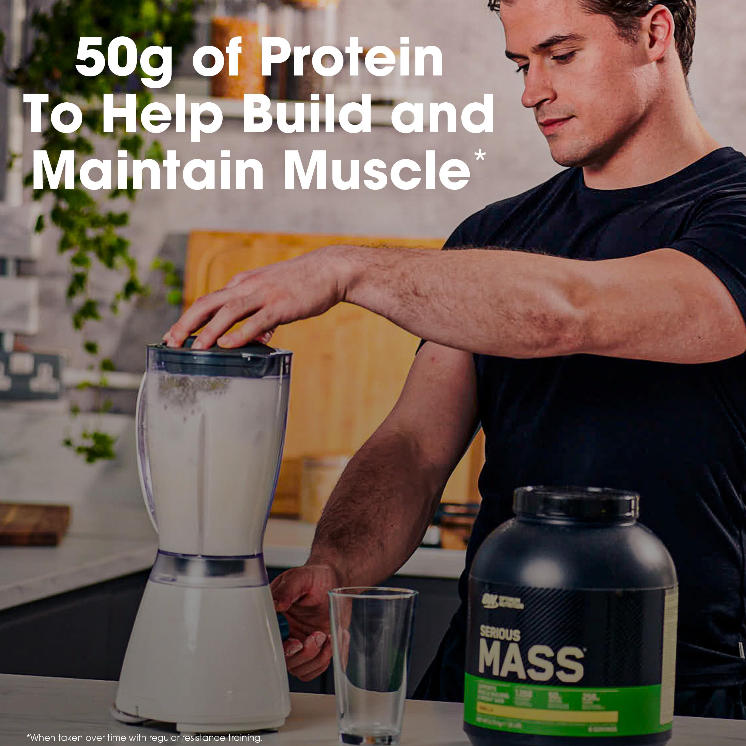 Foto 5 pulgar | Proteína En Polvo Para Ganar Peso Optimum Nutrition Serious Mass - Venta Internacional.