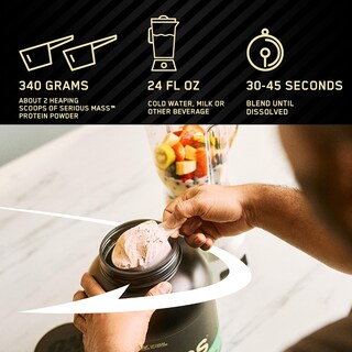 Foto 6 | Proteína En Polvo Para Ganar Peso Optimum Nutrition Serious Mass - Venta Internacional.