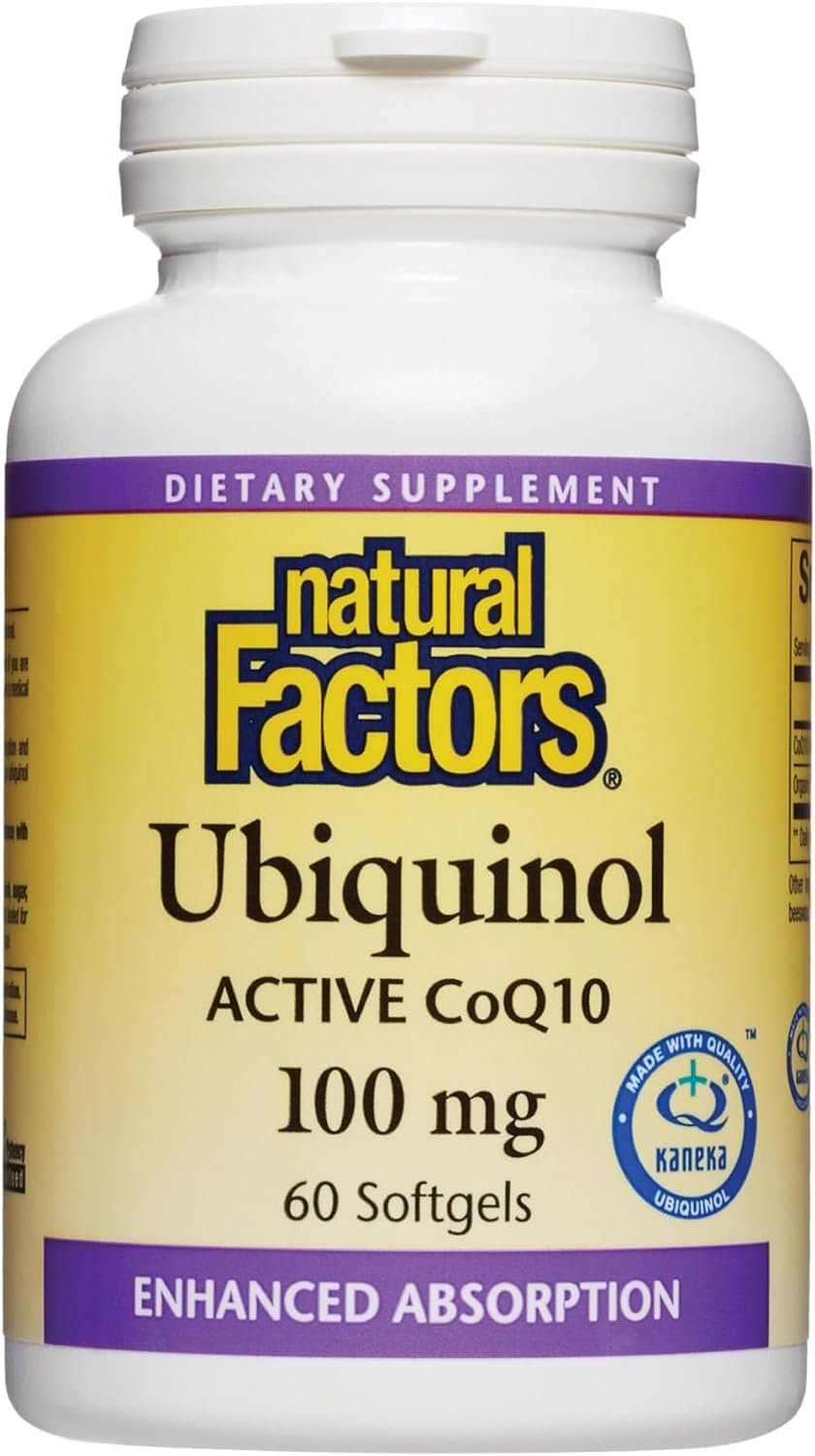Foto 2 pulgar | Suplemento Natural Factors Ubiquinol Active Coq10 100 Mg - Venta Internacional.