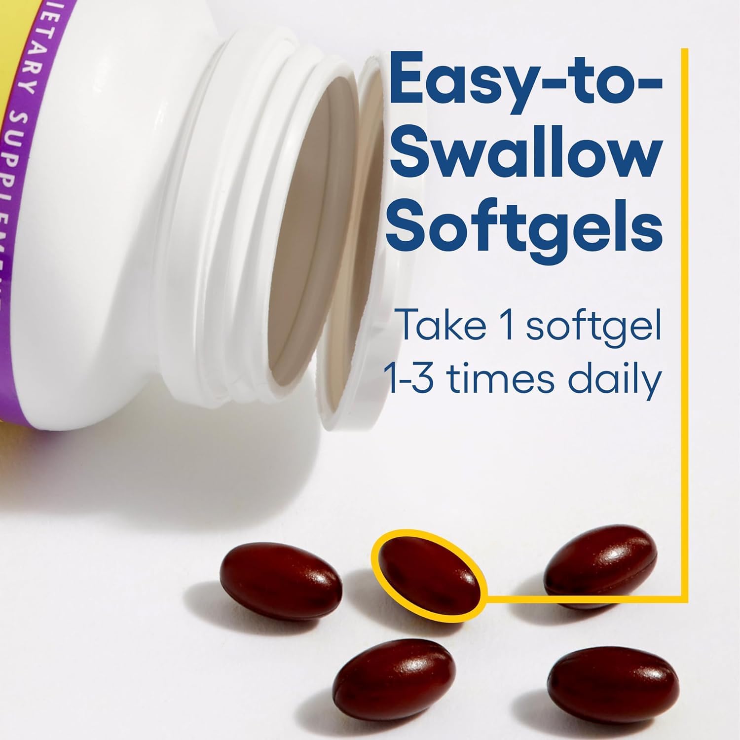 Foto 7 pulgar | Suplemento Natural Factors Ubiquinol Active Coq10 100 Mg - Venta Internacional.