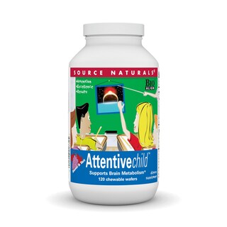 Foto 1 | Obleas Masticables Source Naturals Attentive Child 120 Unidades - Venta Internacional.