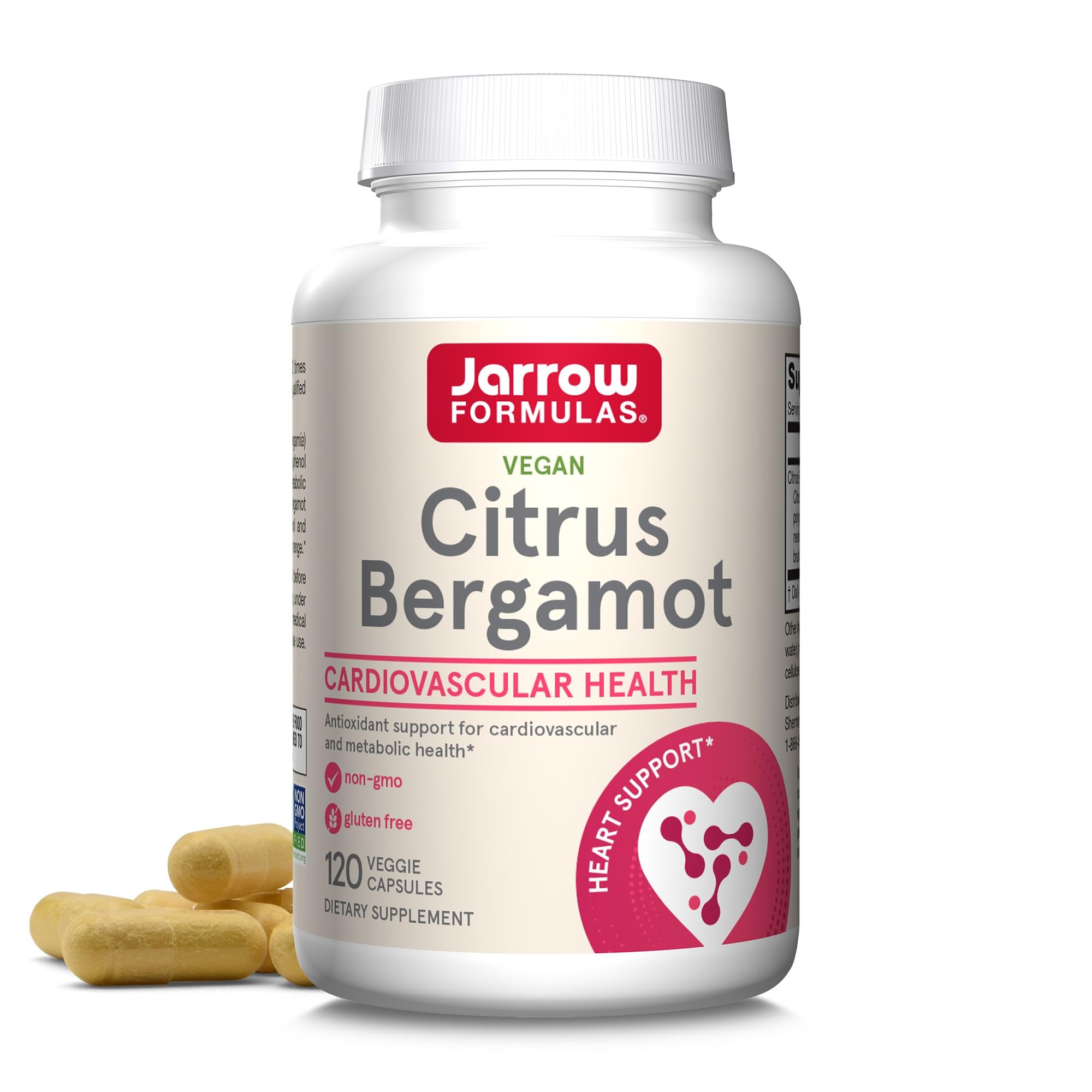 Foto 2 pulgar | Suplemento Jarrow Formulas Citrus Bergamota 500 Mg 120 Cápsulas - Venta Internacional.