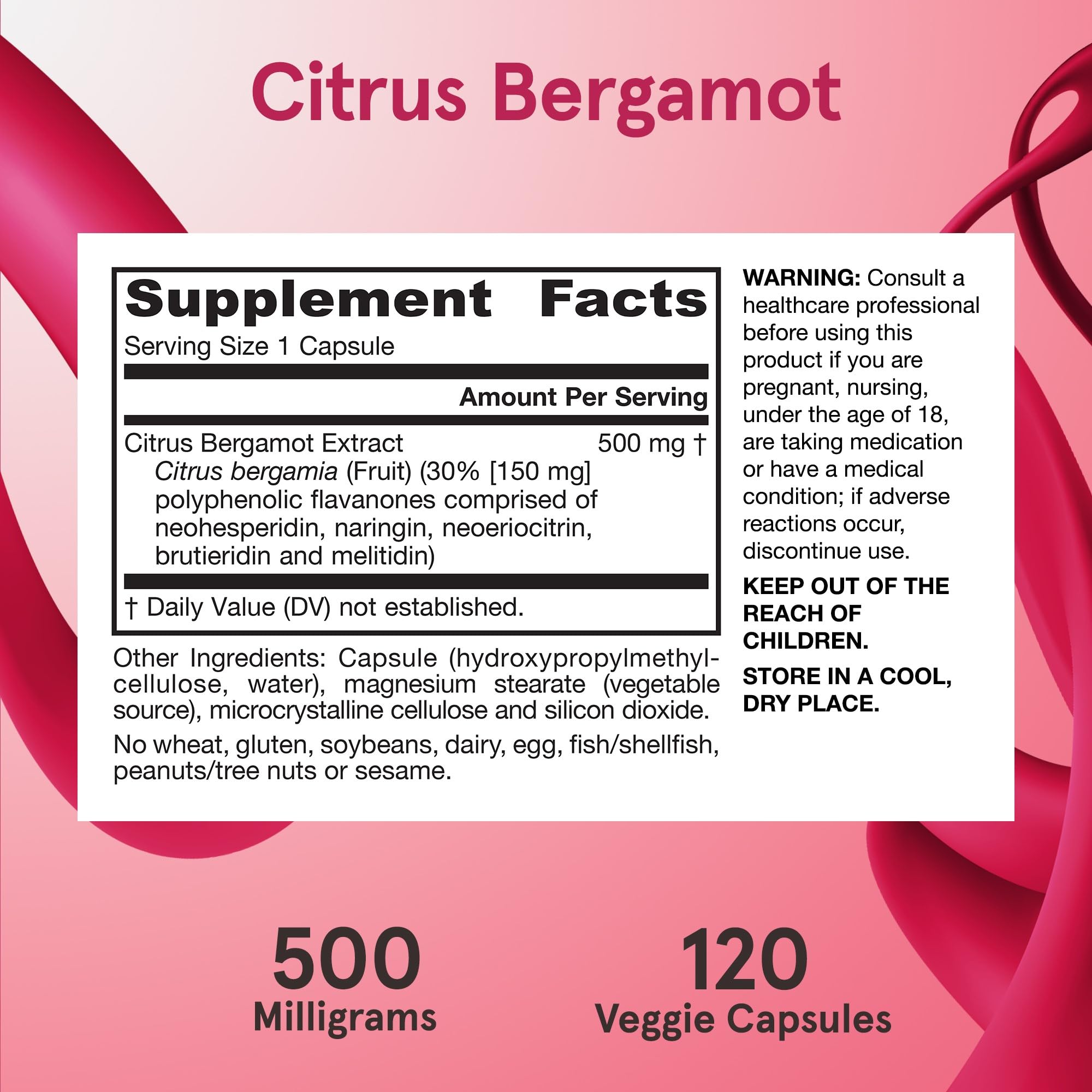 Foto 7 pulgar | Suplemento Jarrow Formulas Citrus Bergamota 500 Mg 120 Cápsulas - Venta Internacional.