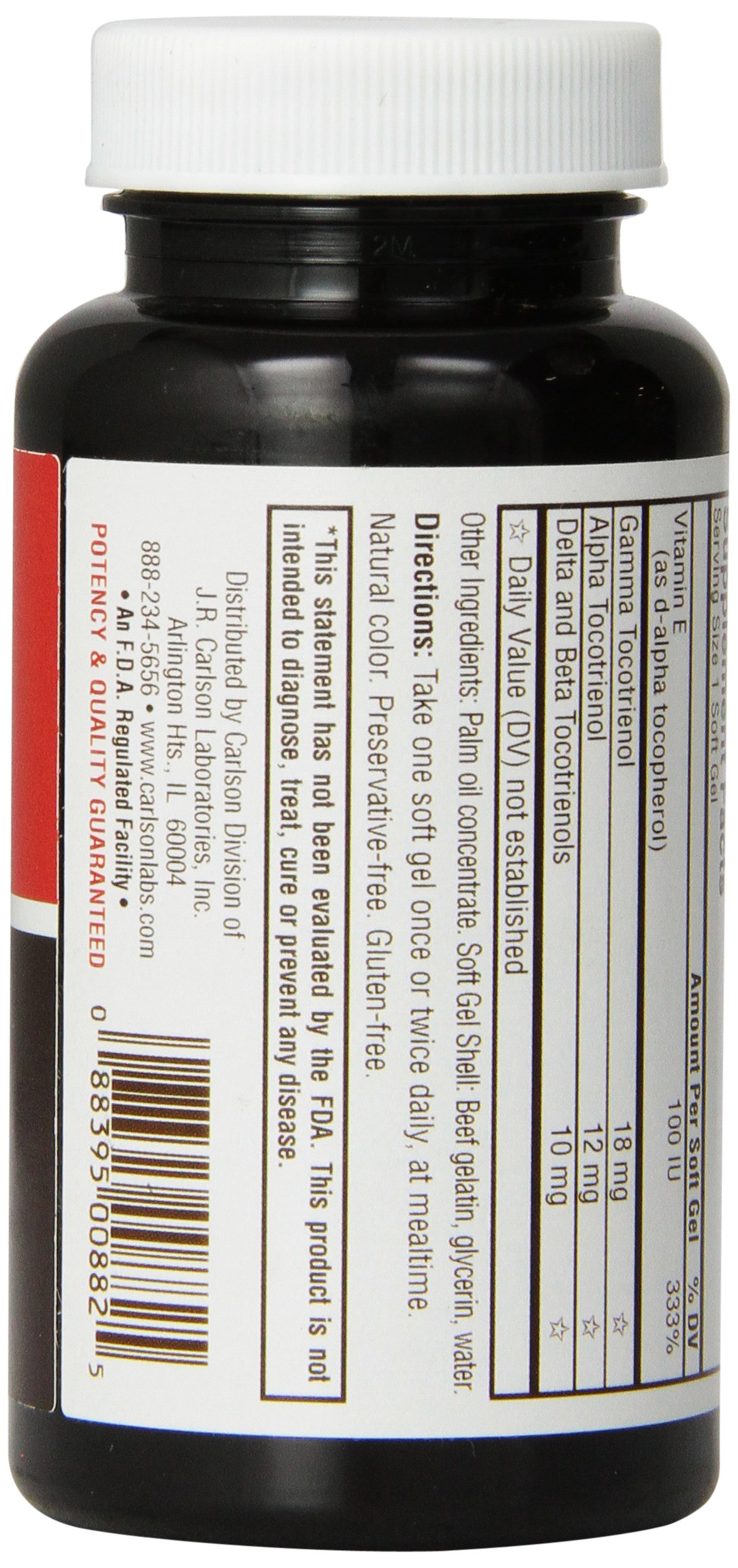 Foto 3 | Complemente Los Tocotrienoles De Carlson Labs Con Vitamina E Natural - Venta Internacional.
