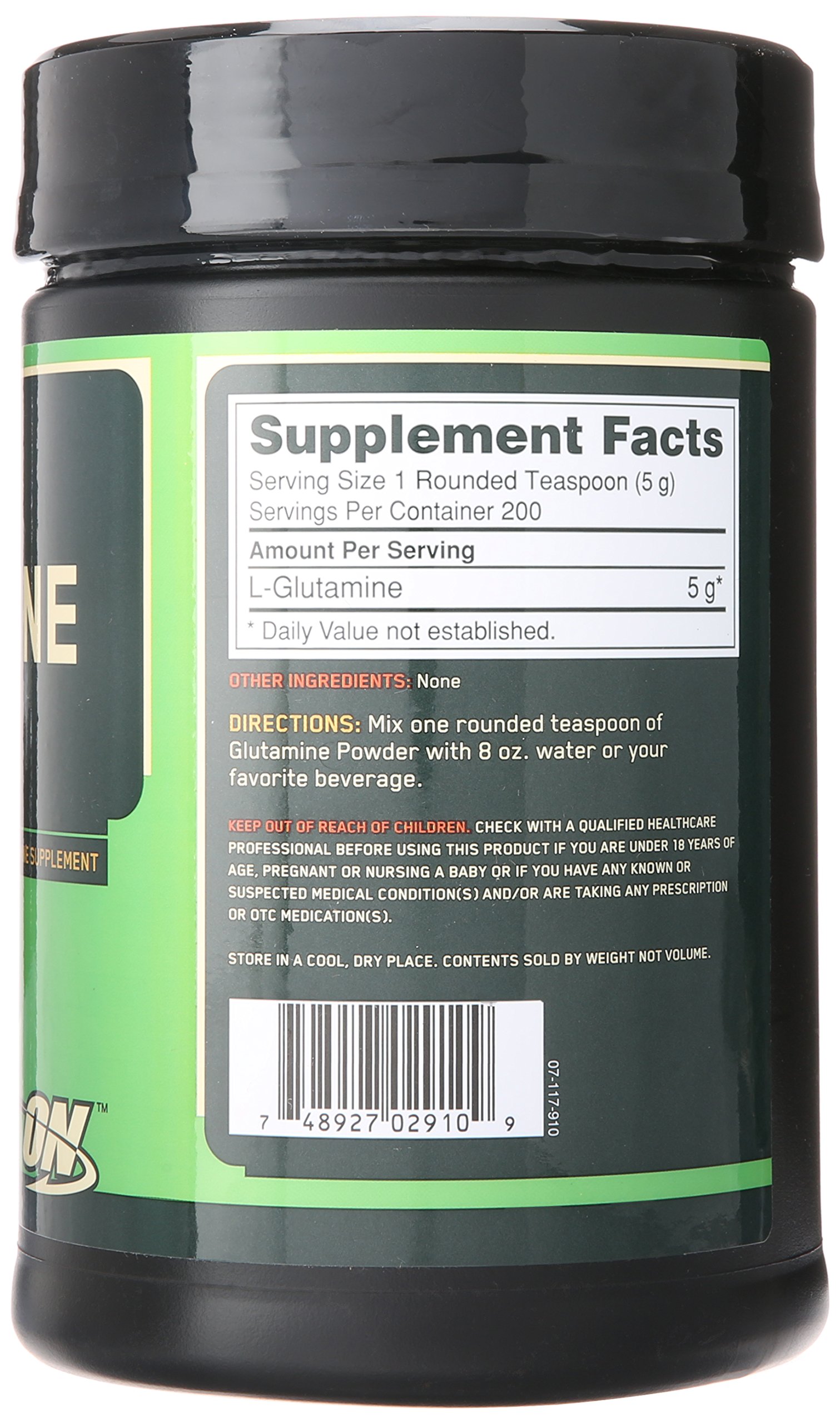 Foto 3 pulgar | Glutamina En Polvo Optimum Nutrition 1000 G - Venta Internacional.