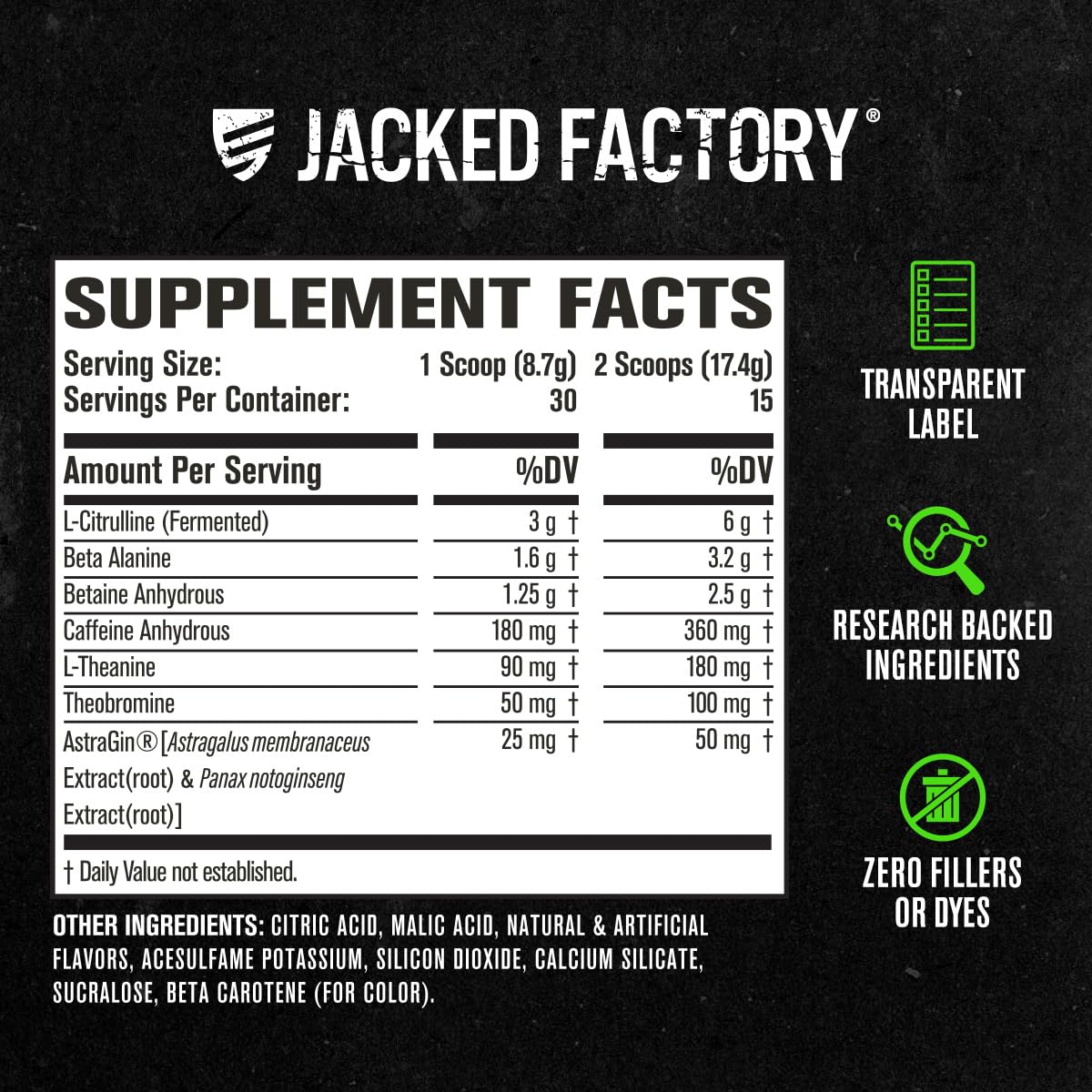 Foto 6 pulgar | Suplemento Para Antes Del Entrenamiento Jacked Factory Nitrosurge, 30 Porciones - Venta Internacional.