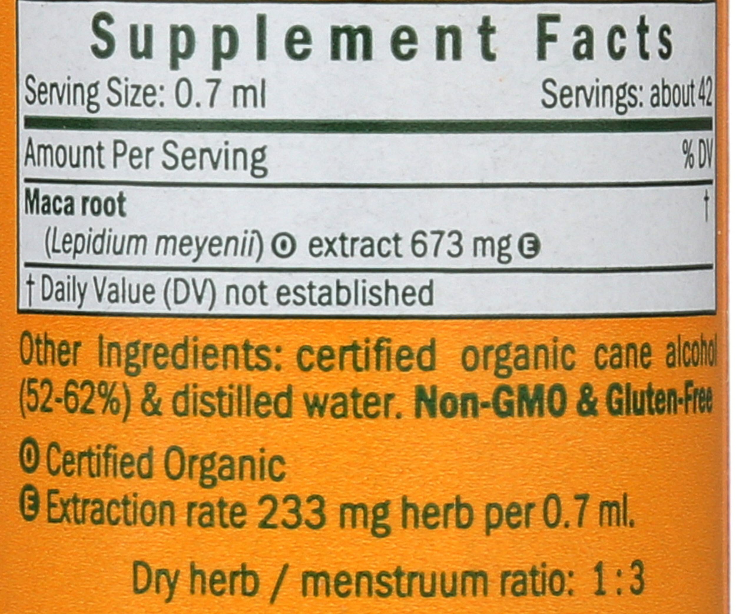 Foto 3 | Suplemento De Extracto De Maca Orgánica Herb Pharm 30 Ml - Venta Internacional.
