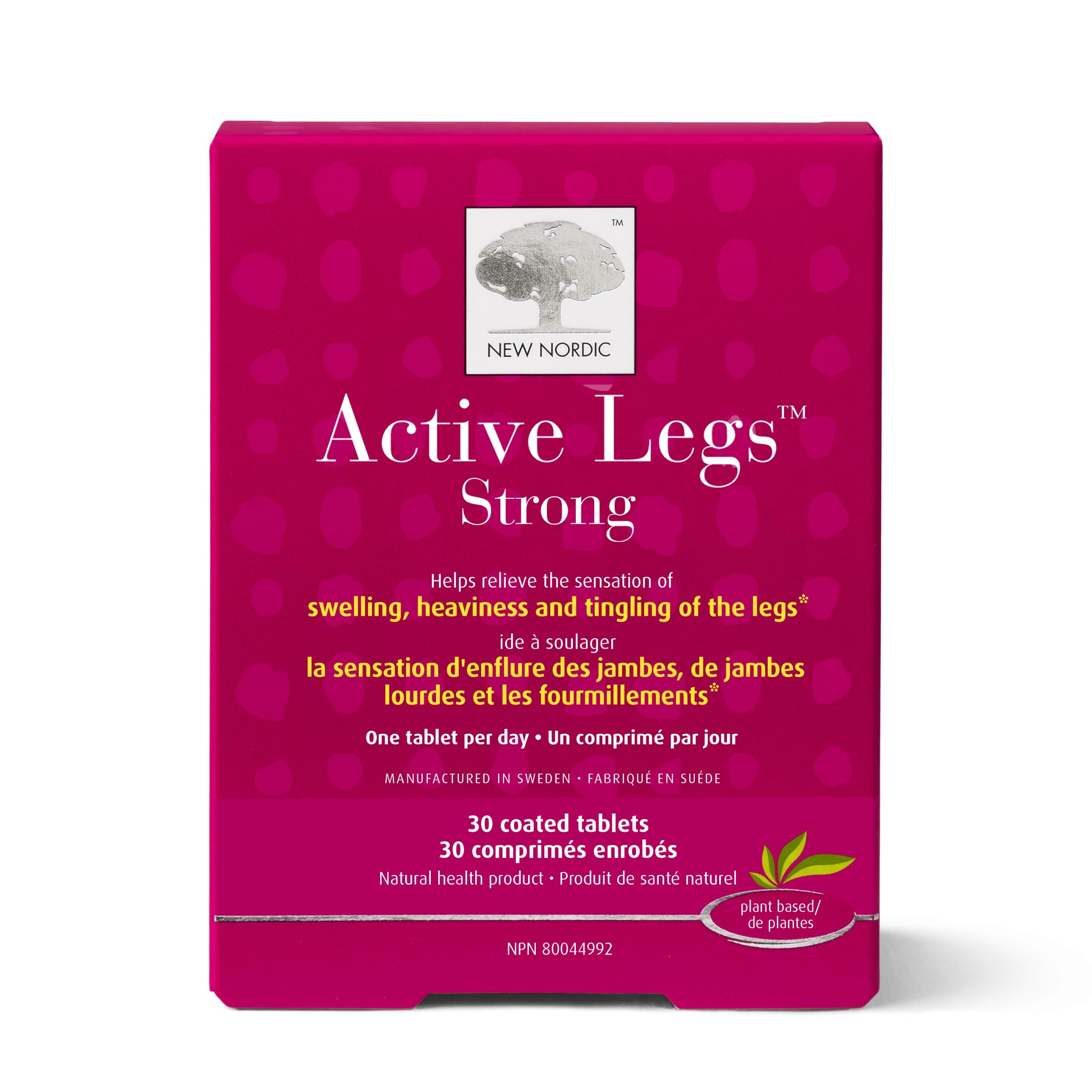 Foto 2 pulgar | Suplemento New Nordic Active Legs Strong 30 Comprimidos - Venta Internacional.