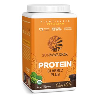 Foto 1 | Proteína En Polvo Sunwarrior Organic Classic Plus Chocolate 750g - Venta Internacional.