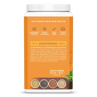 Foto 3 | Proteína En Polvo Sunwarrior Organic Classic Plus Chocolate 750g - Venta Internacional.
