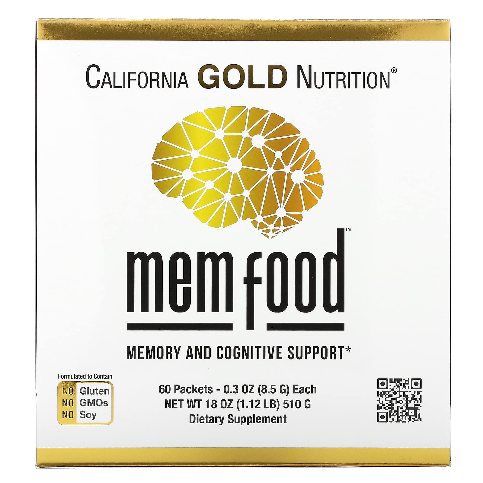 Foto 2 pulgar | Suplemento De Alimentos Mem De California Gold Nutrition, 60 Paquetes - Venta Internacional.