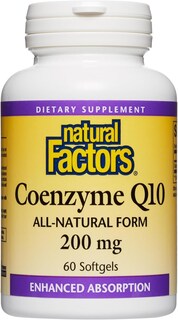 Foto 1 | Suplemento De Coenzima Q10 De Natural Factors, 200 Mg, 60 Cápsulas Blandas - Venta Internacional.