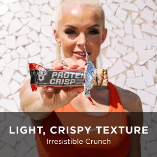 Foto 5 | Barrita Protein Snack Bar Bsn Protein Crisp, Chocolate Crujiente, 12 X 20 G - Venta Internacional.