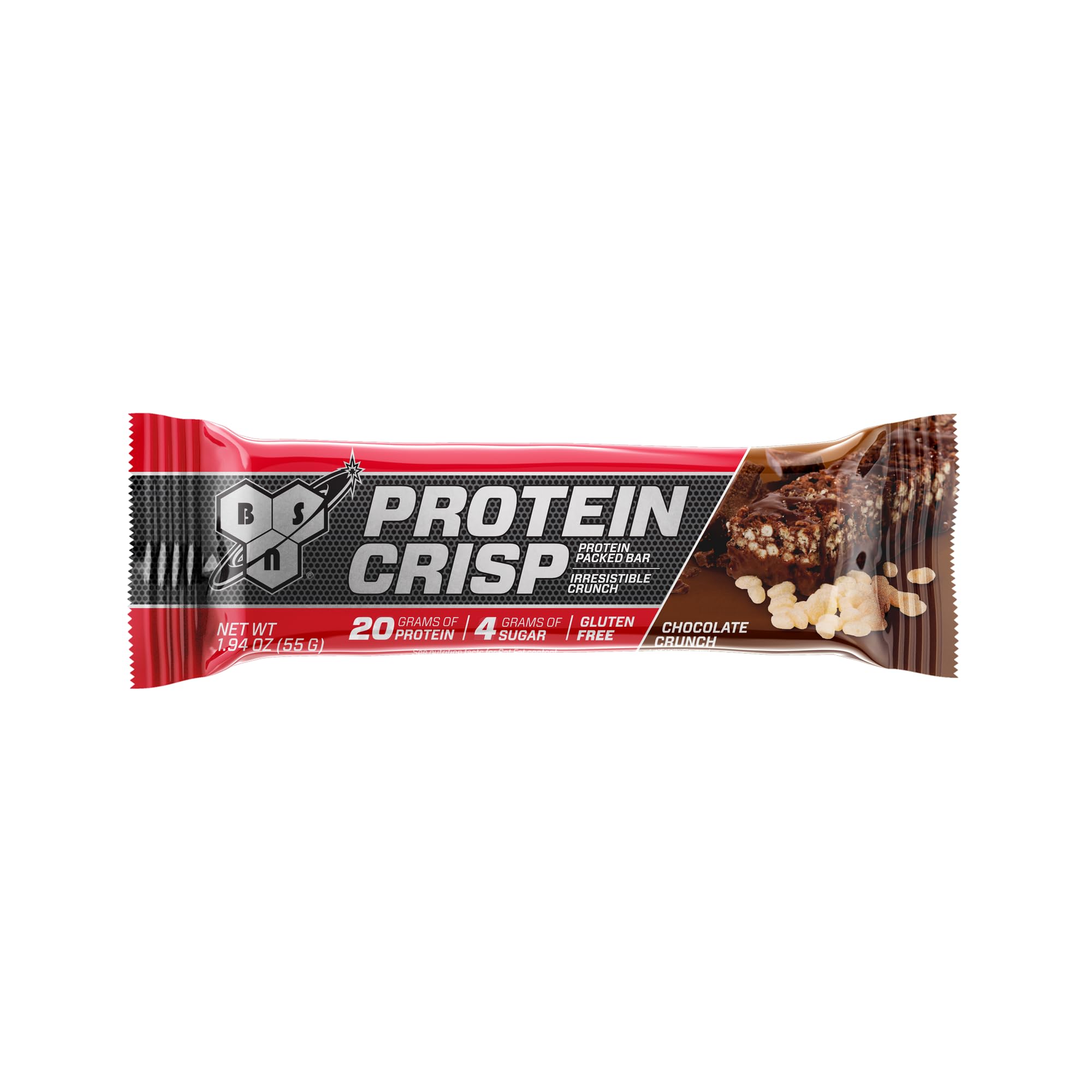 Foto 7 pulgar | Barrita Protein Snack Bar Bsn Protein Crisp, Chocolate Crujiente, 12 X 20 G - Venta Internacional.