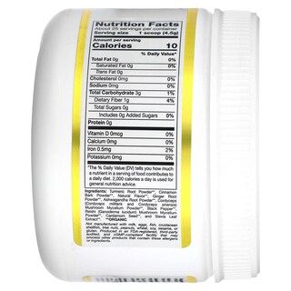 Foto 2 | California Gold Nutrition Superfoods, Goldenceps, Cúrcuma Orgánica Con Adaptógenos, 4 Oz (114 G) - Venta Internacional