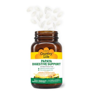 Foto 2 | Suplemento Country Life Papaya Digestive Support 200 Comprimidos - Venta Internacional.