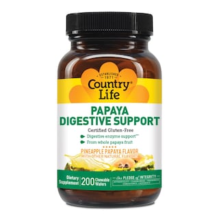 Foto 5 | Suplemento Country Life Papaya Digestive Support 200 Comprimidos - Venta Internacional.