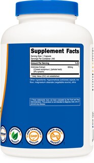 Foto 5 | Suplemento Nutricost De Extracto De Alcachofa 600 Mg 240 Cápsulas - Venta Internacional.