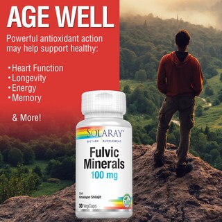 Foto 5 | Suplemento Solaray Fulvic Minerals 100 Mg De Shilajit Del Himalaya - Venta Internacional.