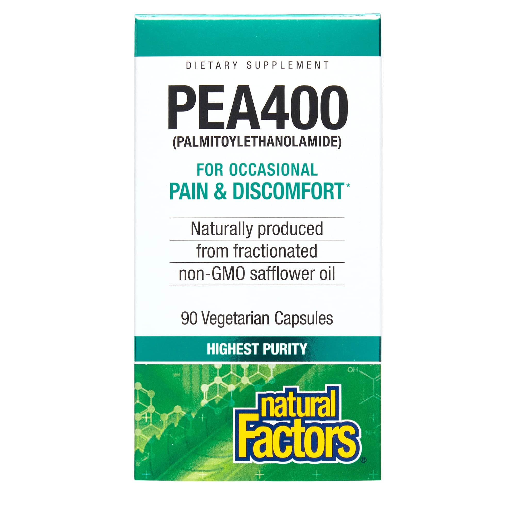 Foto 6 pulgar | Suplemento Natural Factors Pea400 Palmitoiletanolamida 90 Cápsulas - Venta Internacional.