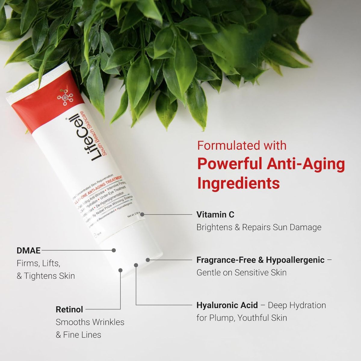 Foto 3 pulgar | Lifecell Crema Anti-edad Todo En Uno 75 Ml | Rellena, Reafirma Y Suaviza Líneas De Expresión