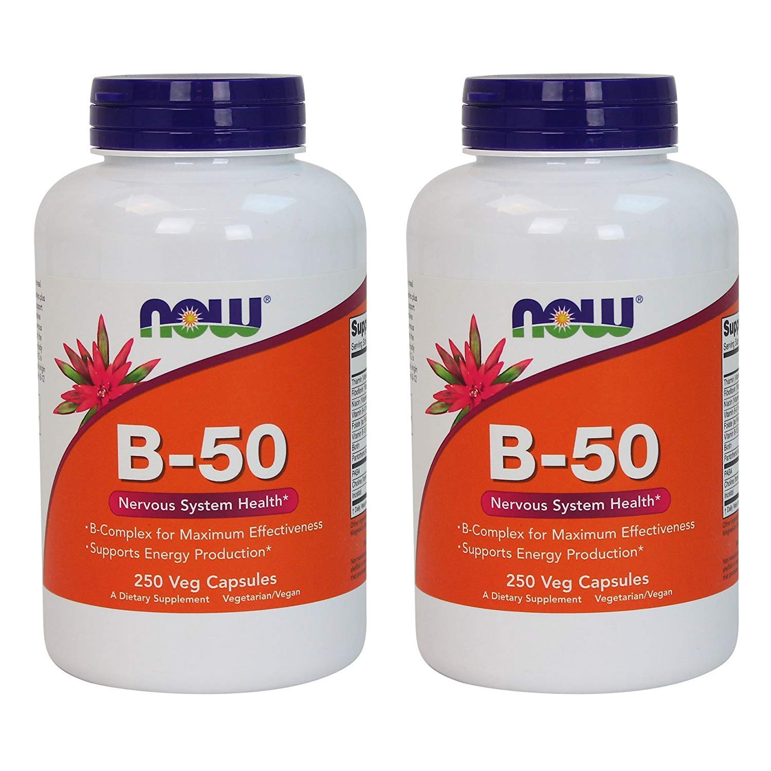 Foto 2 pulgar | Supplement Now Foods B-50 250 Cápsulas Vegetarianas (paquete De 2) - Venta Internacional.