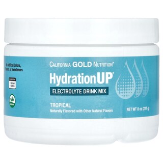 Foto 1 | Mezcla Para Bebidas California Gold Nutrition Hydrationup Tropical 227 G - Venta Internacional.