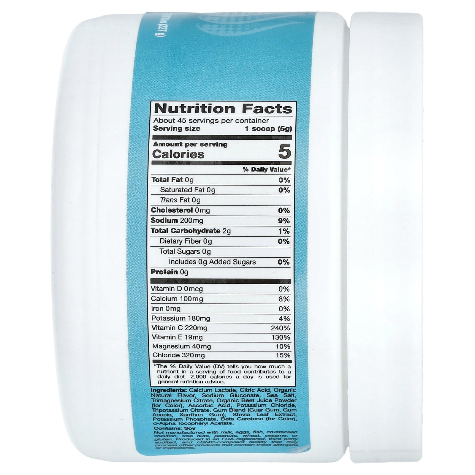 Foto 3 pulgar | Mezcla Para Bebidas California Gold Nutrition Hydrationup Tropical 227 G - Venta Internacional.