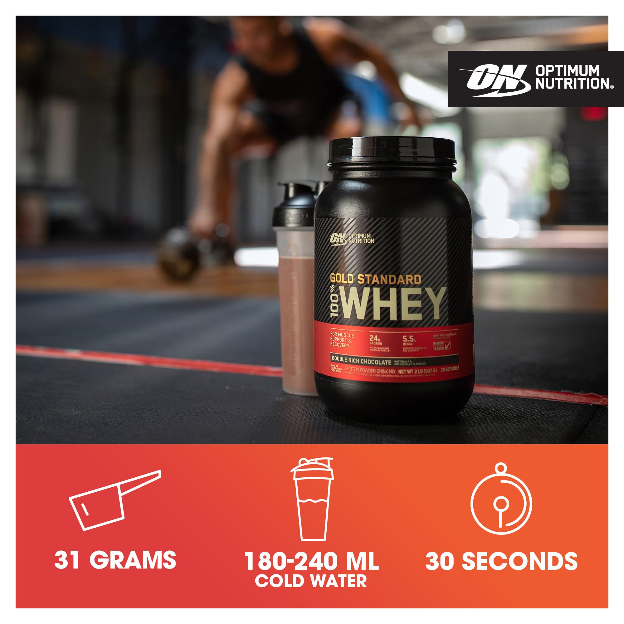 Foto 5 pulgar | Proteína En Polvo Optimum Nutrition Gold Standard 100% Whey - Venta Internacional.