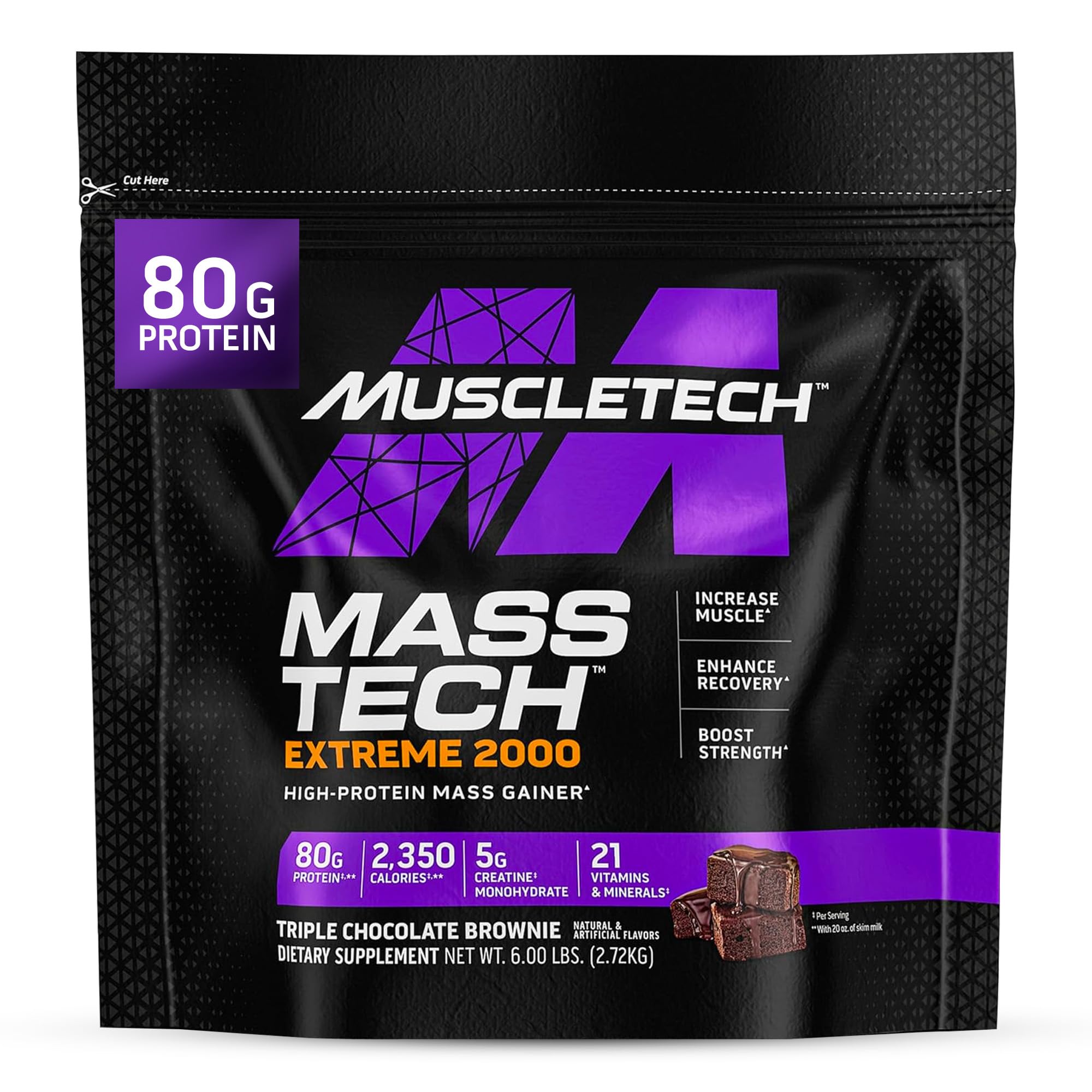 Foto 1 | Mass Gainer Muscletech Mass Tech Extreme 2000 2,7 Kg - Venta Internacional.