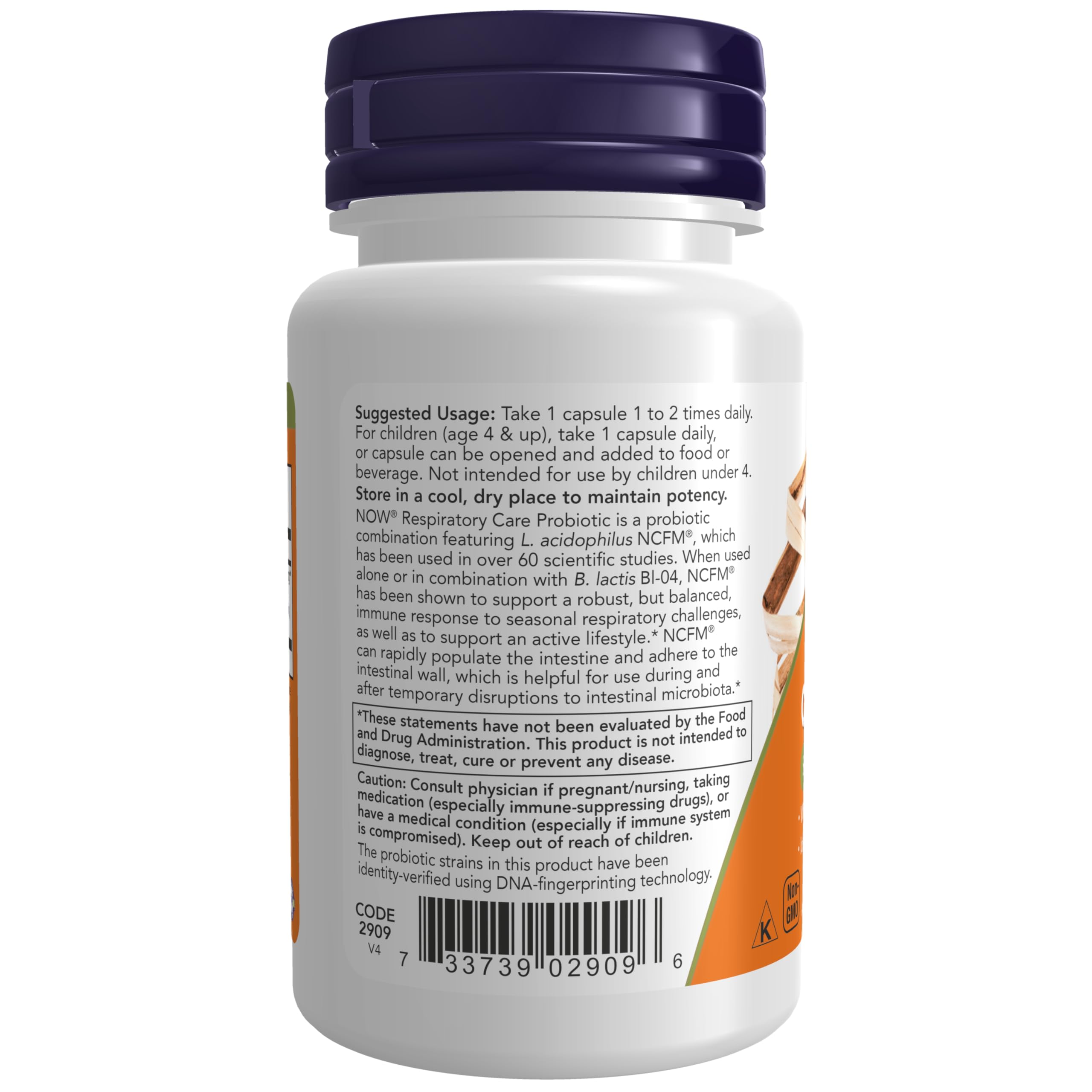 Foto 4 pulgar | Probiótico Supplement Now Foods Respiratory Care, 60 Cápsulas - Venta Internacional.