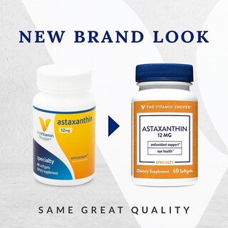 Foto 3 | Suplemento The Vitamin Shoppe De Astaxantina, 12 Mg, 60 Cápsulas Blandas - Venta Internacional.