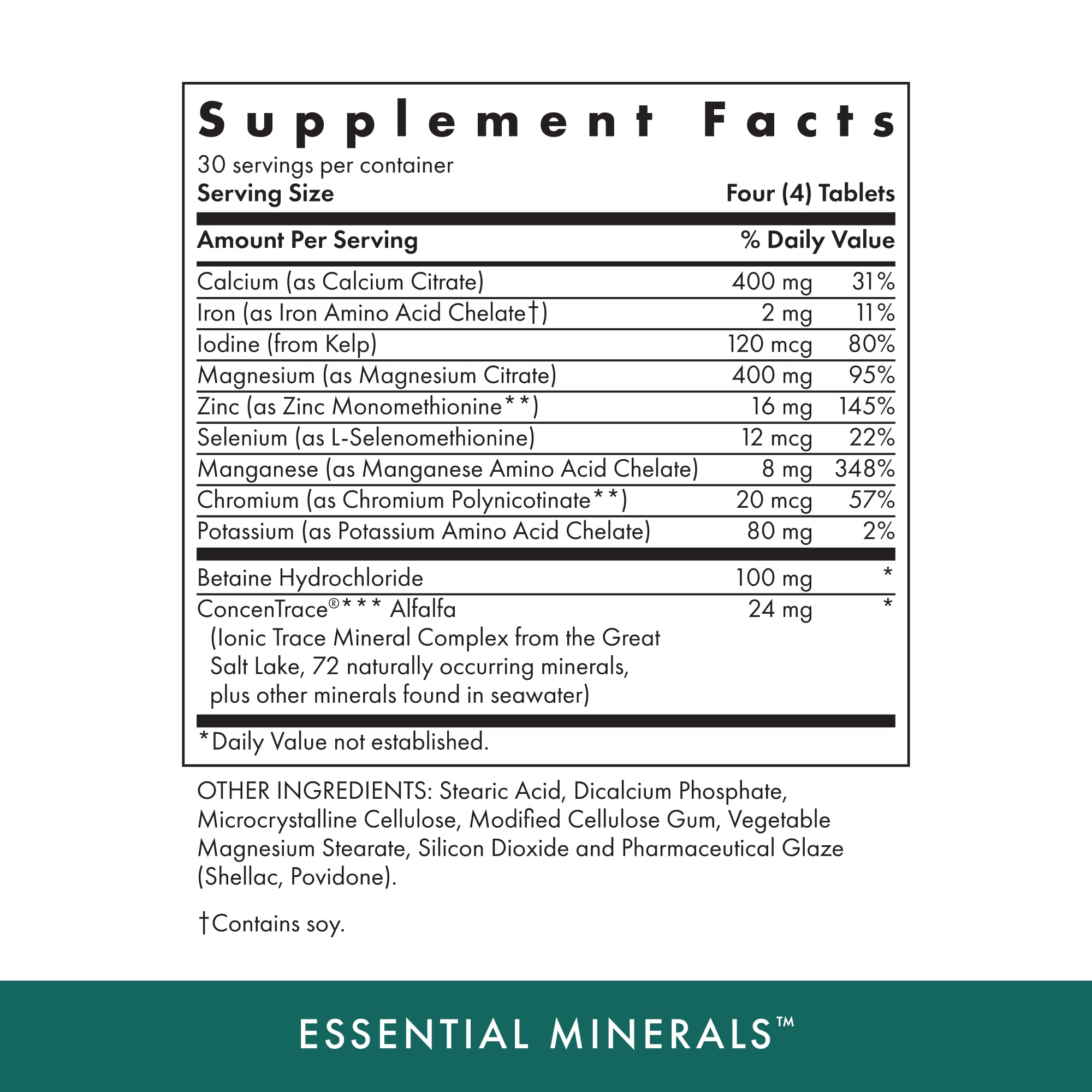 Foto 3 pulgar | Suplemento Michael's Essential Minerals 120 Comprimidos - Venta Internacional.