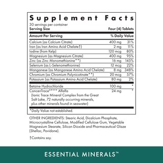 Foto 2 | Suplemento Michael's Essential Minerals 120 Comprimidos - Venta Internacional.