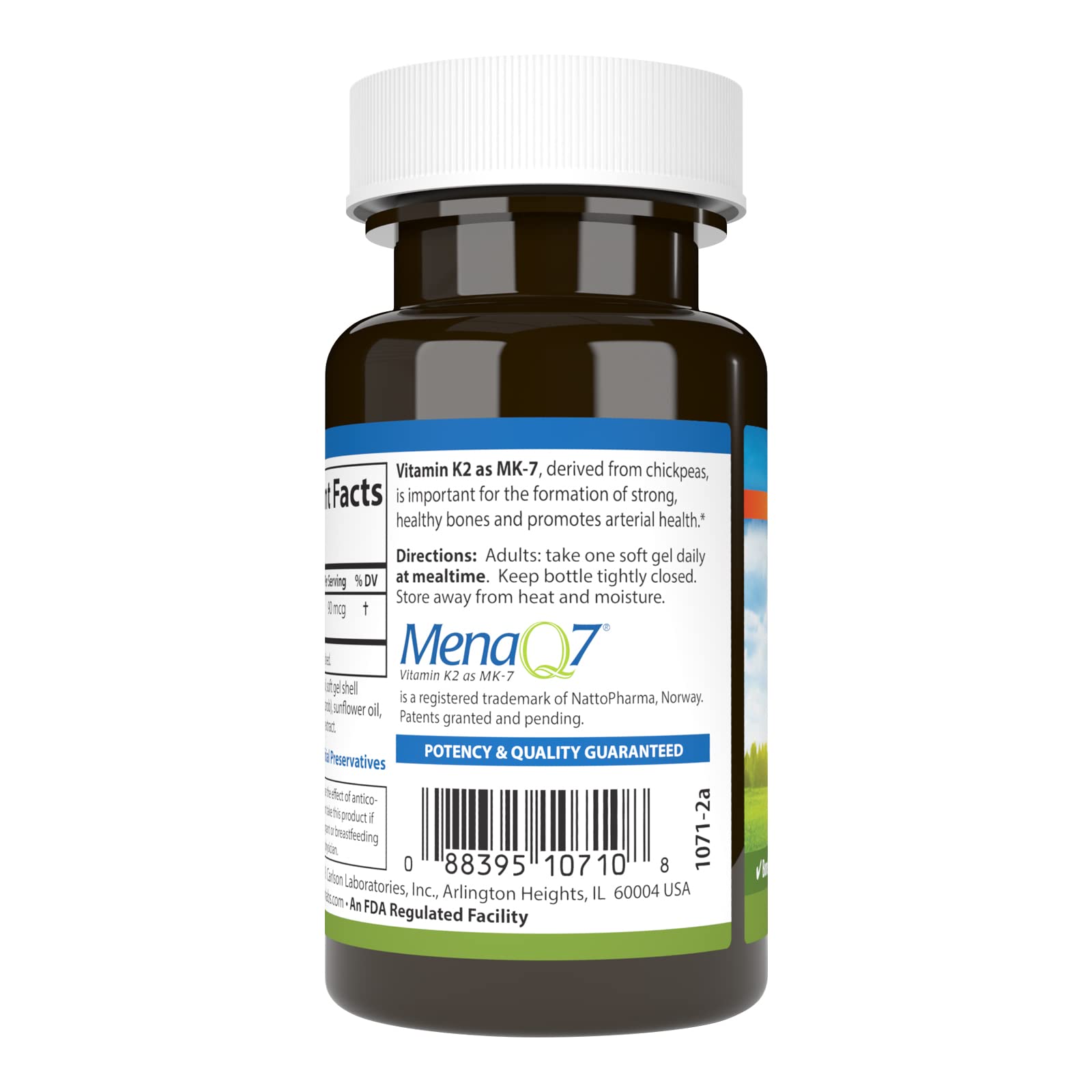 Foto 4 pulgar | Suplemento Carlson Vitamina K2 Mk-7 90 Mcg 60 Cápsulas Blandas - Venta Internacional.