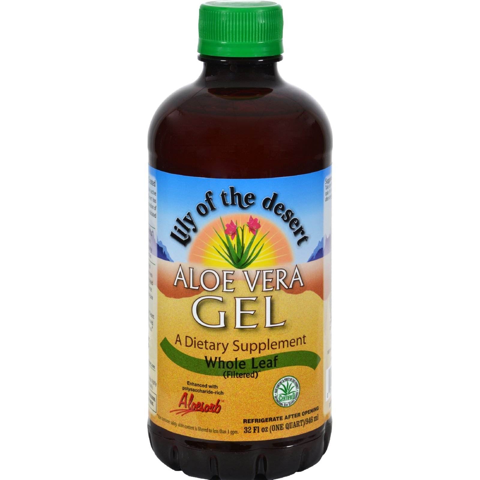 Foto 2 pulgar | Gel De Aloe Vera Lily Of The Desert 946ml - Venta Internacional.