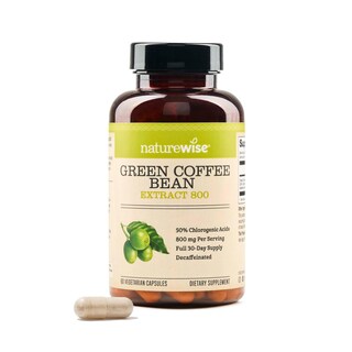 Foto 1 | Suplemento Naturewise De Extracto De Grano De Café Verde 800 Mg 60 Cápsulas - Venta Internacional.