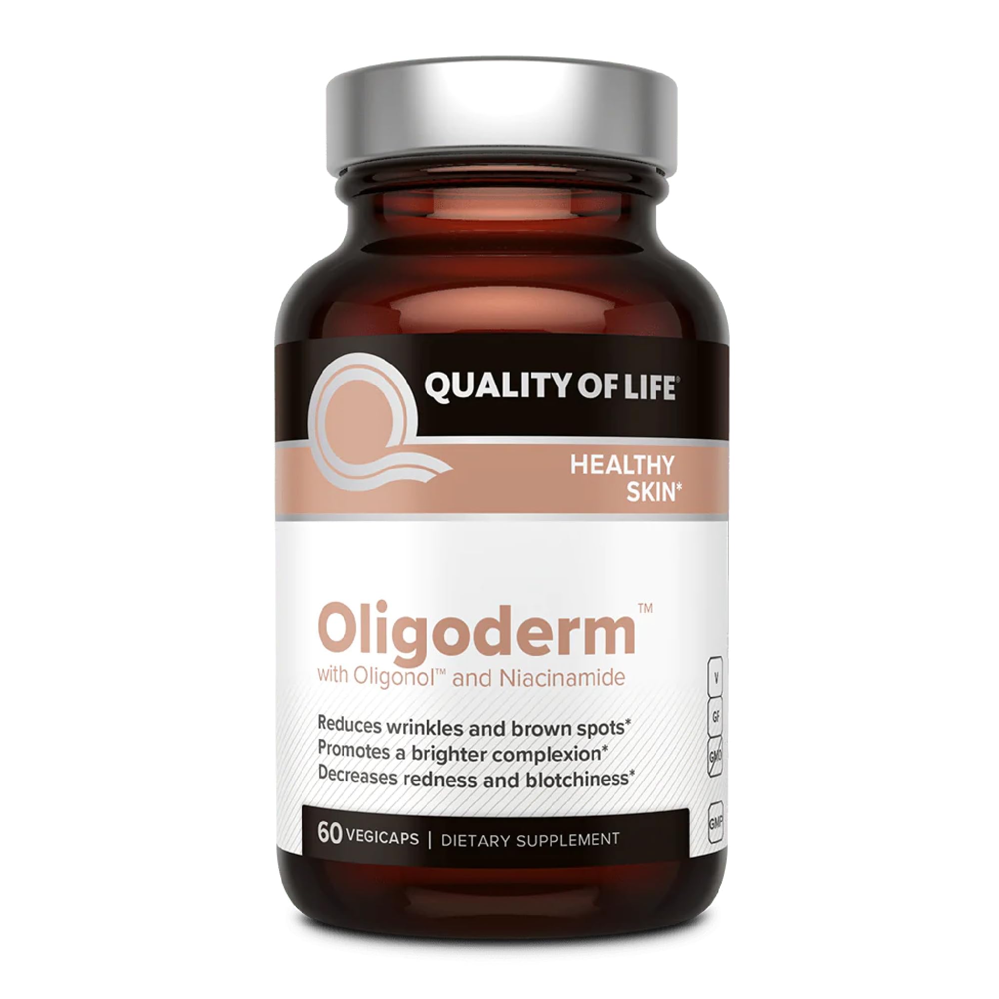 Foto 1 | Suplemento Quality Of Life Oligoderm Premium Skin Support 60 Cápsulas - Venta Internacional.