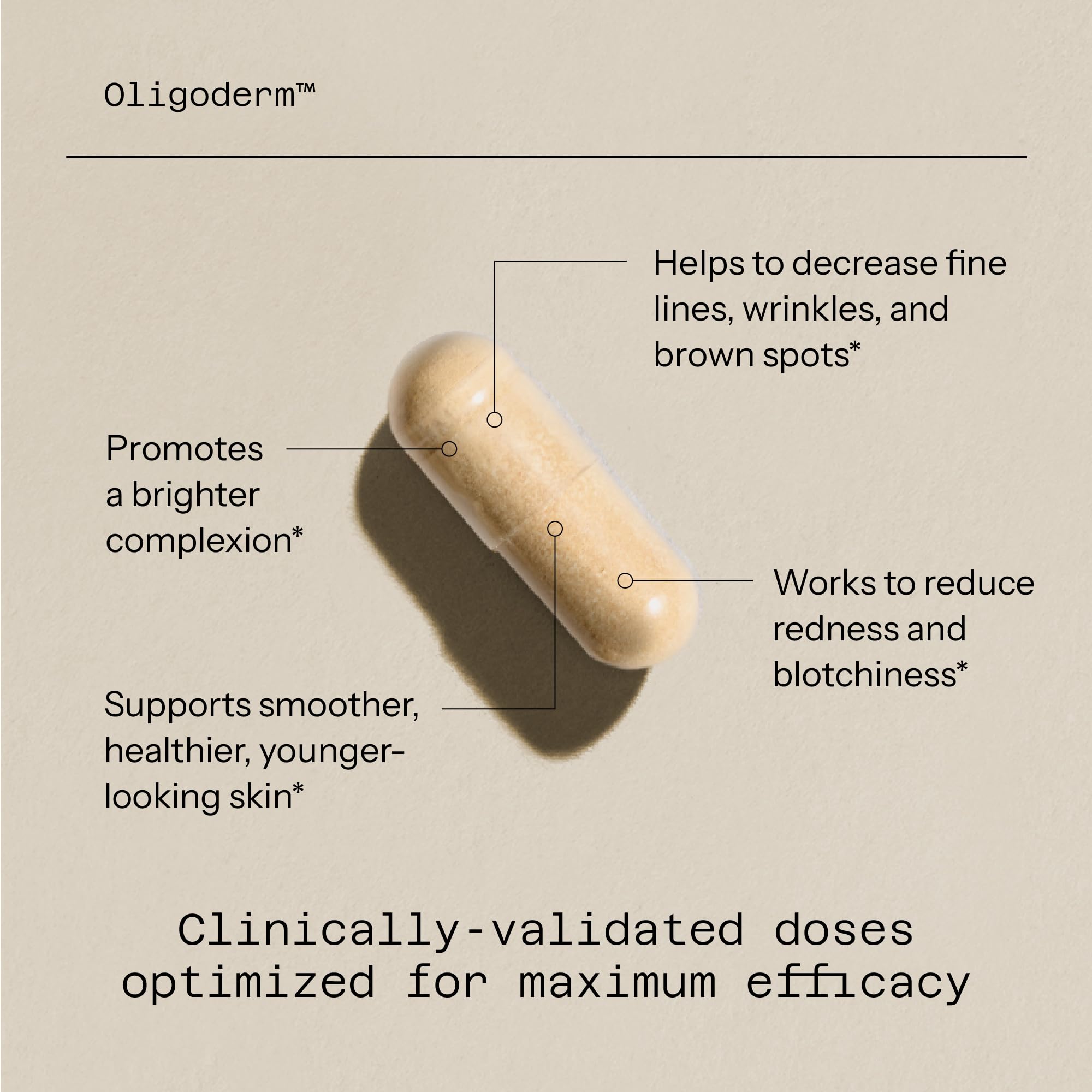 Foto 4 pulgar | Suplemento Quality Of Life Oligoderm Premium Skin Support 60 Cápsulas - Venta Internacional.