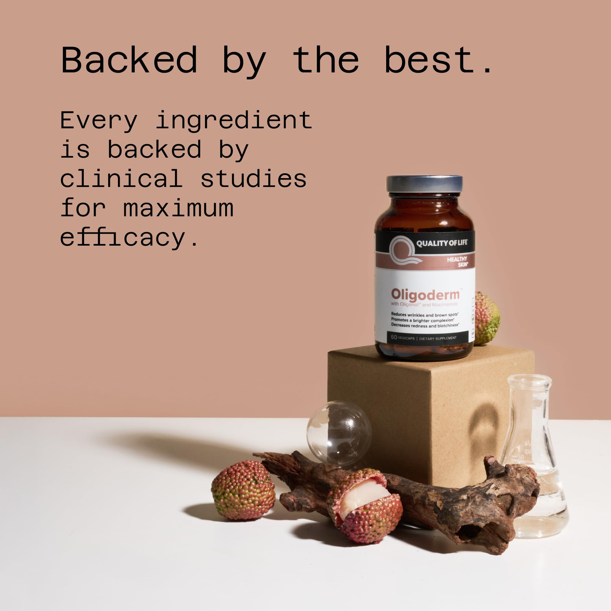 Foto 4 | Suplemento Quality Of Life Oligoderm Premium Skin Support 60 Cápsulas - Venta Internacional.