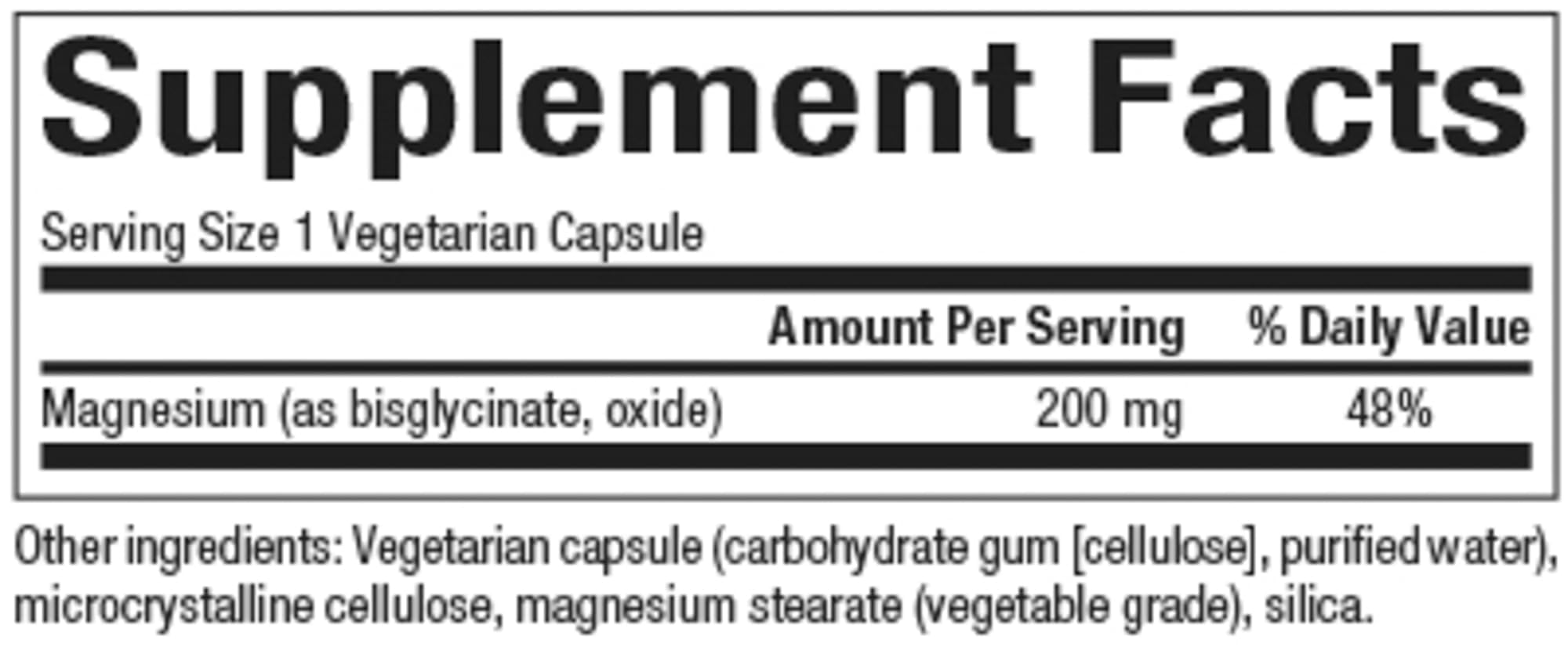 Foto 3 pulgar | Suplemento De Bisglicinato De Magnesio De Natural Factors 200 Mg - Venta Internacional.