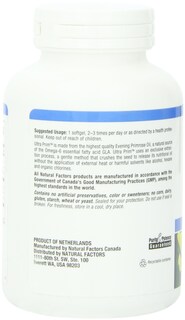 Foto 5 | Suplemento De Aceite De Onagra Ultra Prim De Natural Factors, 1000 Mg, 90 Cápsulas Blandas - Venta Internacional.
