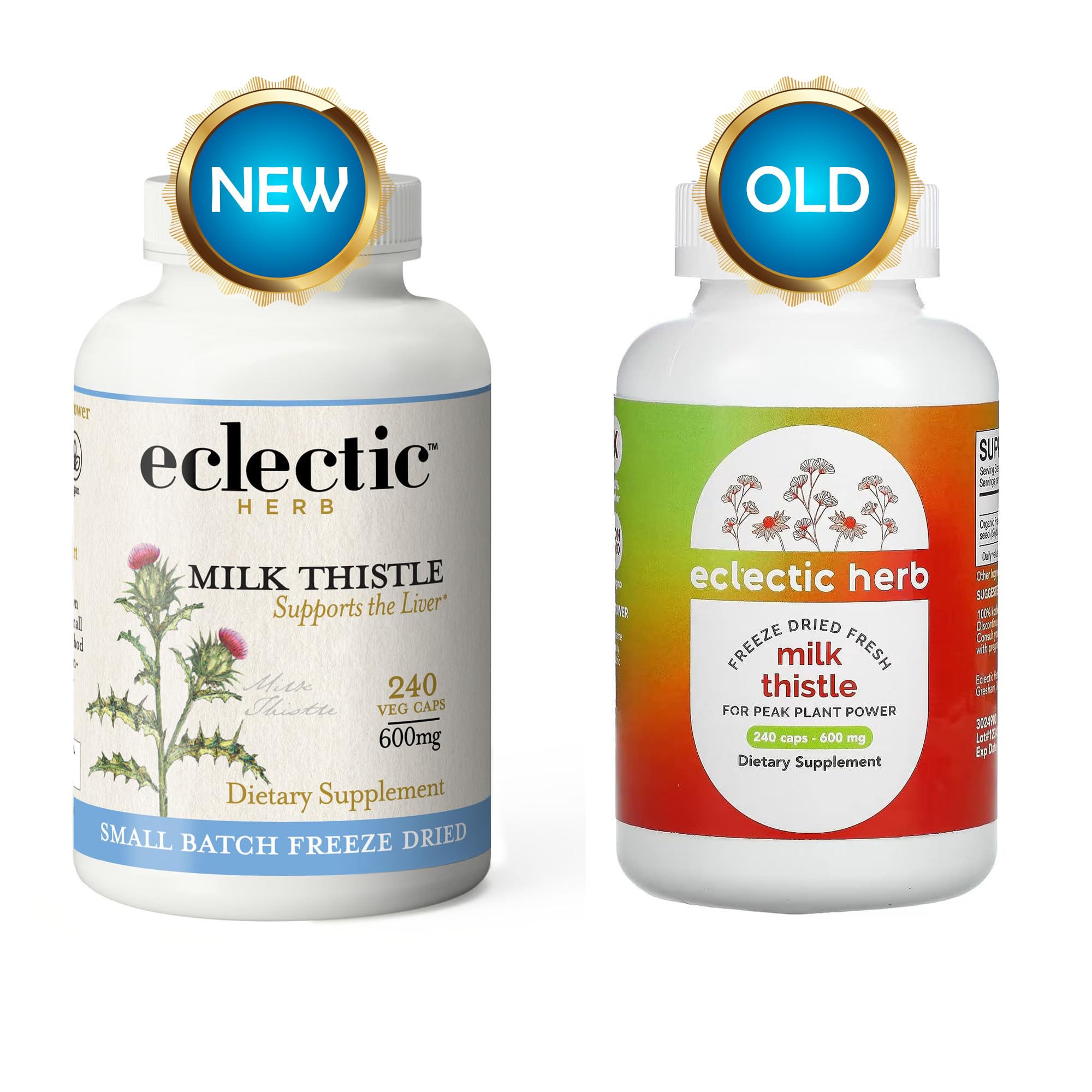 Foto 2 | Suplemento Eclectic Institute Milk Thistle 600 Mg 240 Cápsulas - Venta Internacional.