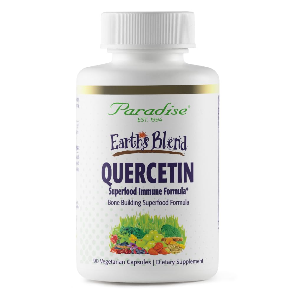 Foto 2 pulgar | Suplemento Paradise Herbs Earth's Blend Quercetina 90 Cápsulas - Venta Internacional.