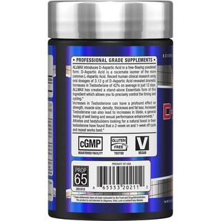 Foto 2 | Suplemento De Ácido D-aspártico Allmax Nutrition 100 G - Venta Internacional.
