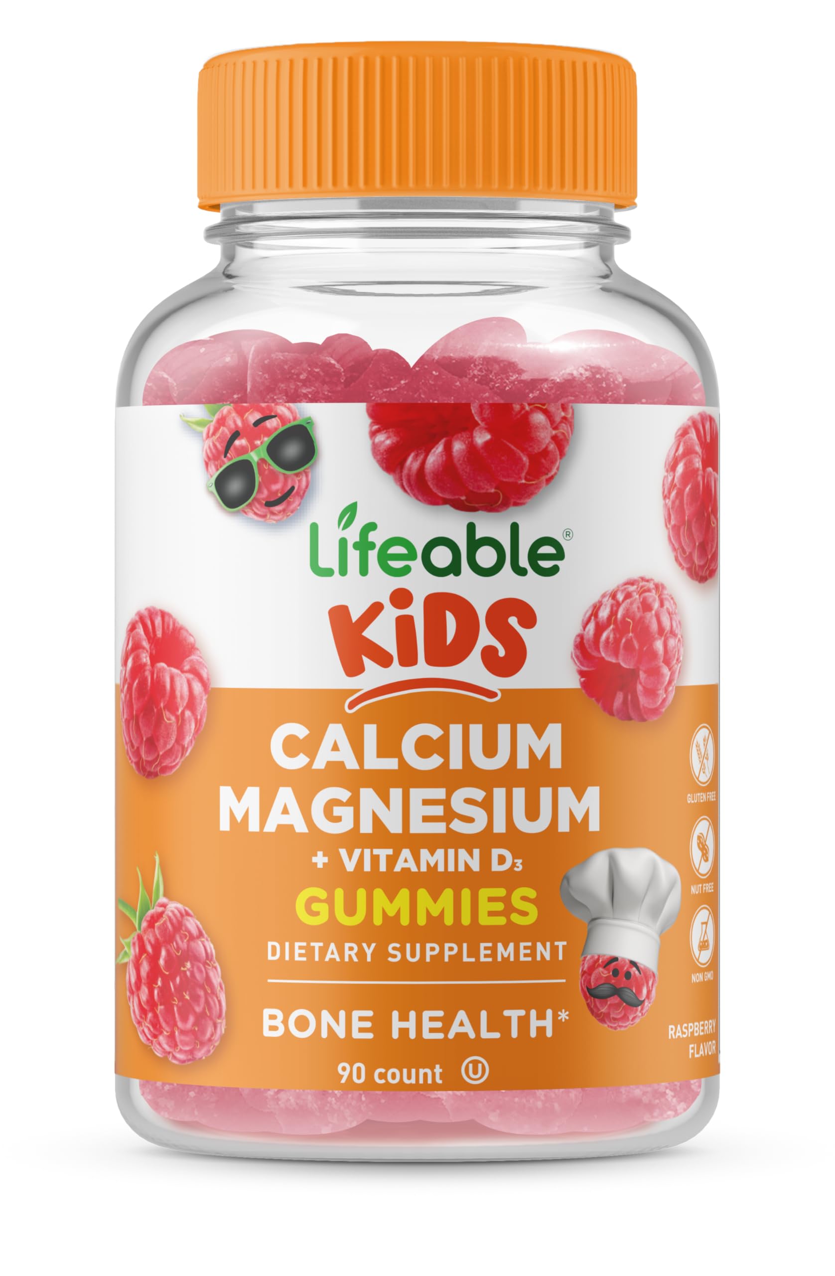 Foto 1 | Complementa Las Gomitas Lifeable Kids Con Calcio, Magnesio Y Vitamina D - Venta Internacional.