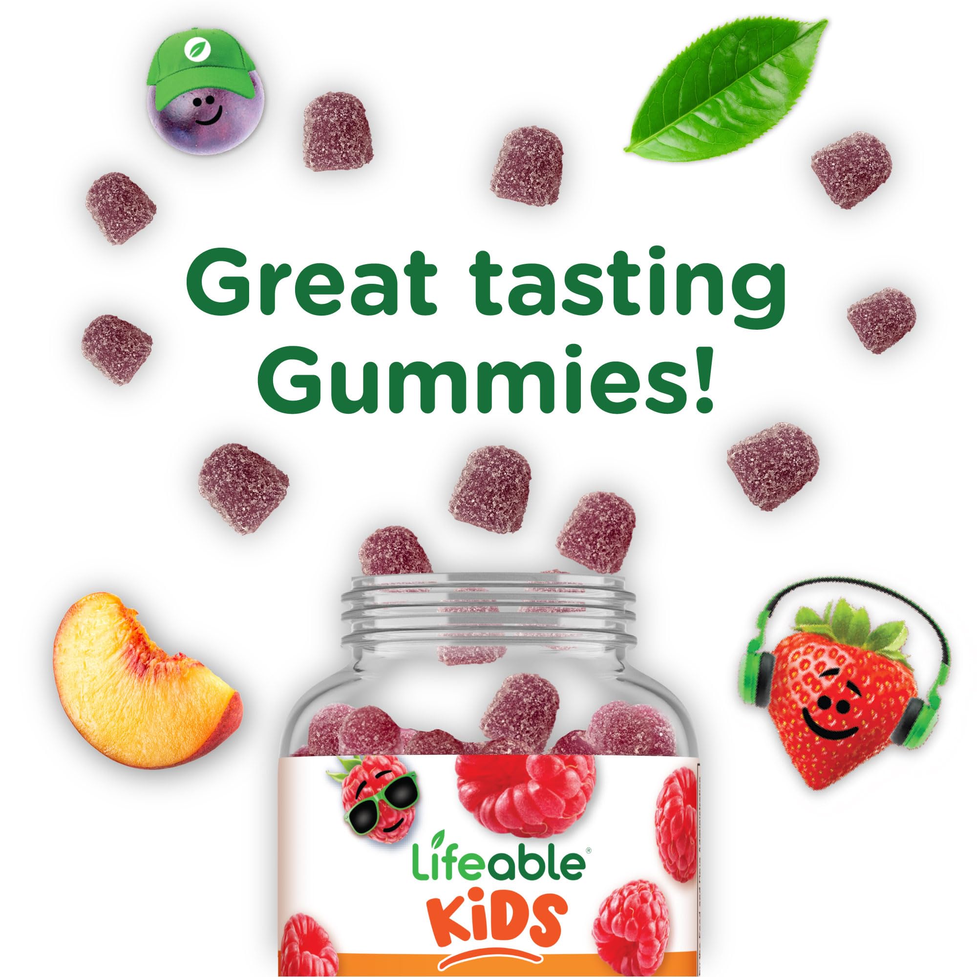 Foto 6 | Complementa Las Gomitas Lifeable Kids Con Calcio, Magnesio Y Vitamina D - Venta Internacional.